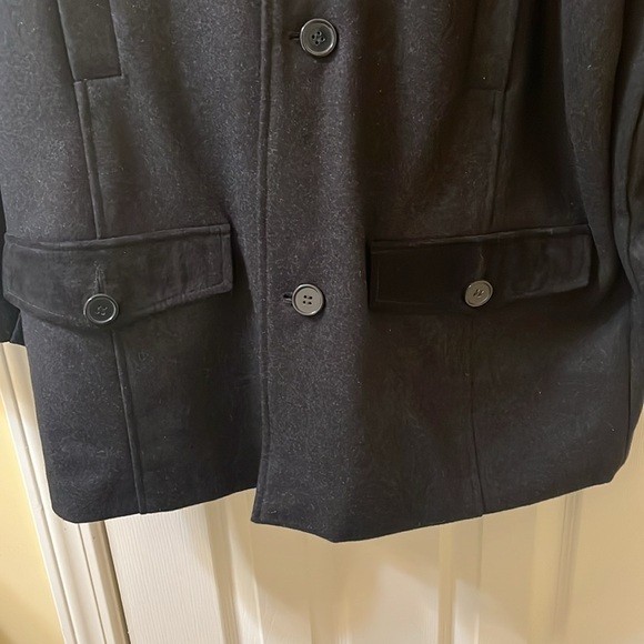 Trenders Basic Wool-Blend Coat, XL - Picture 2 of 6